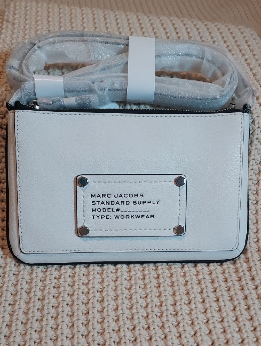 Marc Jacobs Standard Supply Workwear Wink Leather Crossbody In Cotton Small